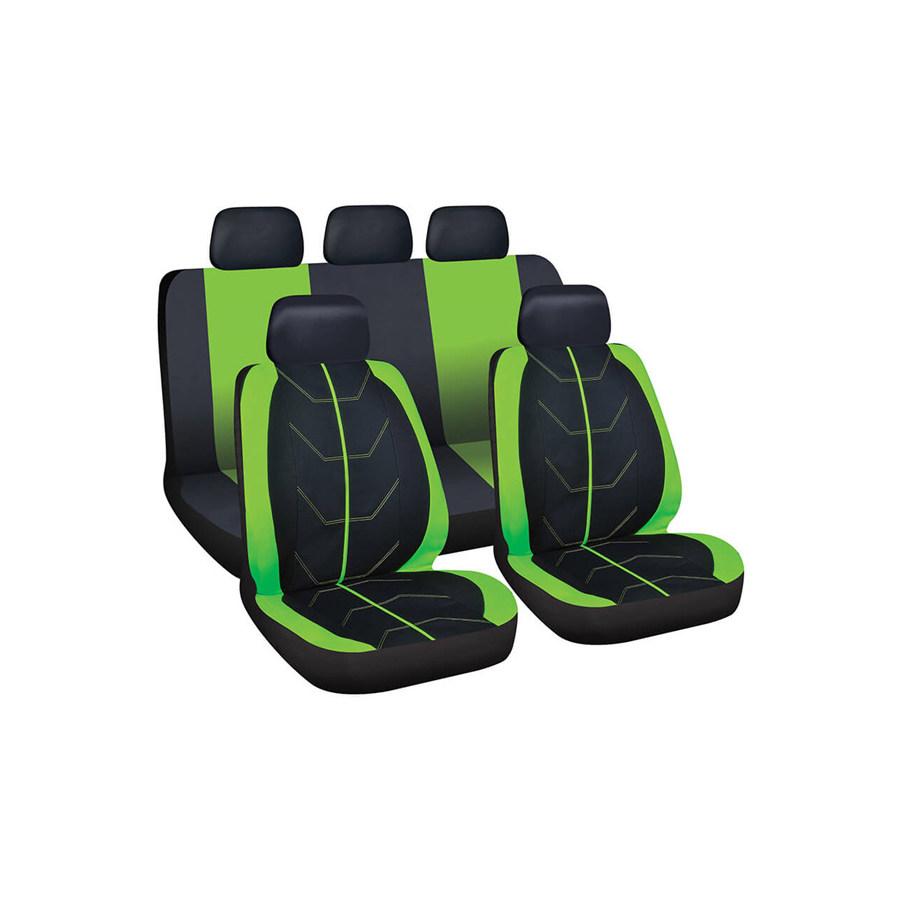 Colored full set polyester fabric car seat cover
